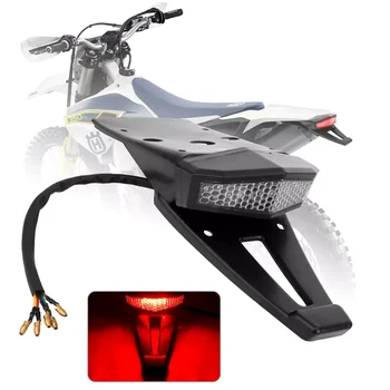 Motociclete ATV-uri LED-uri din Spate, Coada, Lampă de Semnal Pentru Bobber Enduro Dirt Bike Frână de Oprire Indicator Lumina de Semnalizare Universal