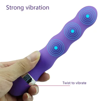 Multi-viteza punctul G Vagin Vibrator pentru Clitoris Butt Plug Anal Erotic Bunuri Produse de Jucarii Sexuale pentru Femei Bărbați Adulți de sex Feminin Vibrator Magazin