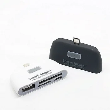 Multifuncțional OTG La USB 2.0 Smart Card Reader SD TF CardReader cu Port Micro USB pentru SmartPhone Android Cititoare de Carduri Noi