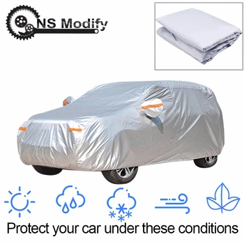 NS Modifica Universal Impermeabil Huse Auto Exterioare de Protecție solară Capac Auto Praf, Ploaie, Zăpadă Capac de Protecție Suv, Sedan
