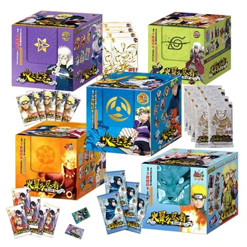 Naruto Anime Original Cifre Bronzare Baraj Carduri Flash Edition Collector Set de Carti de Colectie Jucarii si Cadouri pentru Copii