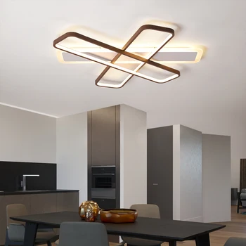 Noi living lămpi led lumina plafon 110v-220v simplu, modern, din aluminiu, sufragerie, dormitor acasă lampă de plafon
