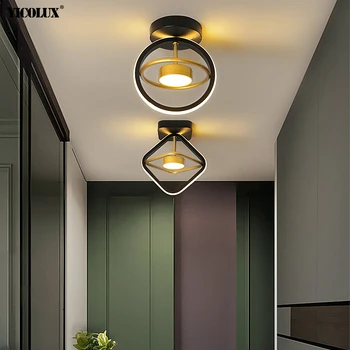 Noile LED-uri Moderne Candelabru Lumini Pentru Studiu Living Dormitor Culoar Fier de Aluminiu Luciu Acasa Lămpi de Iluminat Iluminat Interior