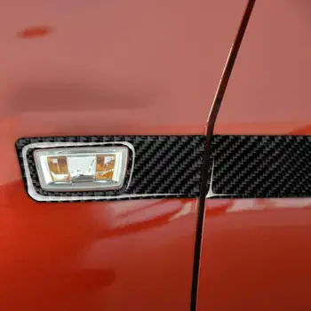 Ornamente din Fibra de Carbon Acoperire Benzi Tapiterie Interior 3D Autocolant Pentru Chevrolet Cruze 2009-2015 Masina Lămpile de Semnalizare Partea de Acoperire de Lumină
