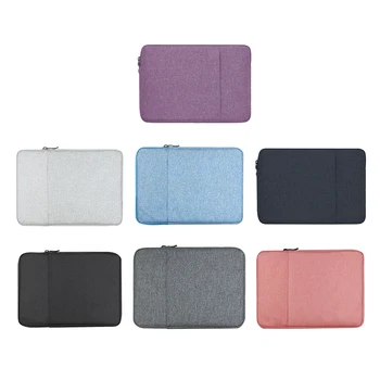 Oxford Pânză Tableta Sac de Maneca Culoare Solidă Fermoar rezistent la Șocuri Tablet Sleeve Cover Husa pentru iPad Mini Gen 1/2/3/4/5 Mini6