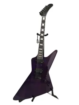 Personalizat violet profilate 6-string chitara electrica mahon xilofon corp lemn de trandafir grif pot fi personalizate
