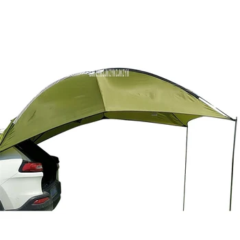 Portabil Spate Cort 190T Poliester Pânză de 8,5 mm din Fibră de sticlă Laminată Partea Mașina în aer liber Camping Cort Impermeabil Auto Parasolar Cort Pergola