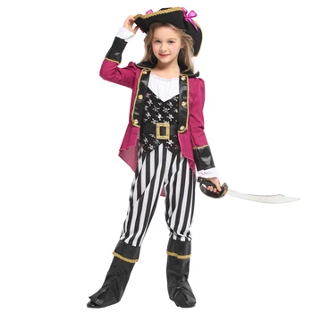Purim Fata Piratii Din Caraibe Costum Jack Căpitan Elizabeth Printesa Cosplay Carnaval De Halloween Petrecere Rochie Fancy