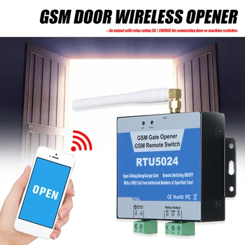 RTU5024 GSM Gate Deschizator 850/900/1800/1900MHz Comutatorul Releului de Apel Gratuit UE NE-Plug pentru uz Casnic Ușa de Protecție