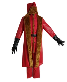 Sants Europene American de îmbrăcăminte pluș Roșu, din piele de Crăciun haine Noi cosplay costum