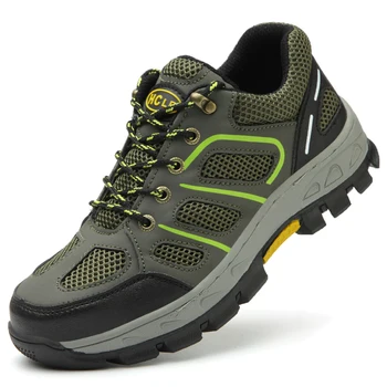 Siguranță Pantofi De Lucru Bărbați Puncție Dovada Certificat De Oțel Tep Confortabile, Rezistente La Uzură Bocanci Respirabil Anti-Elastic