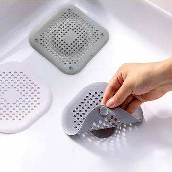 Silicon de Păr Filtru Chiuveta Anti-blocare Filtru Cadă de Duș Podea Scurgere Dop de Silicon Bucătărie Deodorant Plug