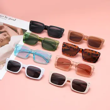 Trendy pentru Femei Accesorii de Moda Streetwear Retro ochelari de Soare ochelari de Soare pentru Femei Ochelari de Dreptunghi ochelari de Soare
