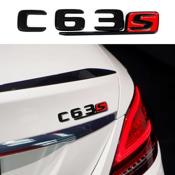 Tuning auto Pentru Mercedes Benz AMG C-Class W204 W205 C63 C63S Scrisoare Logo-ul 3D ABS Autocolant Masina din Spate Emblema Portbagaj Plăcuța Decalcomanii