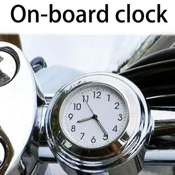 Universal Motocicleta Ghidon Ceas Rezistent Praf De Cuarț Impermeabil Calendar Ceasuri Cu Cheie