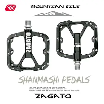 Usoare de Munte Cal ZAGATO Mountain Bike PedalOne-o bucată de Turnare 3 Rulment Palin Biciclete Rutier CNC din Aliaj de Aluminiu Pedale