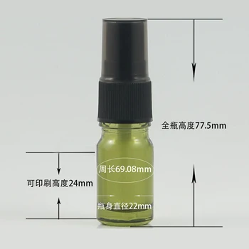 en-gros de 5 ml parfum mini sticle , 5 ml de măsline verde spray sticle de parfum