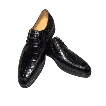 fanzunxing noi barbati pantofi barbati pantofi eleganți bărbați din piele de crocodil pantofi de sex masculin pantofi din piele de crocodil