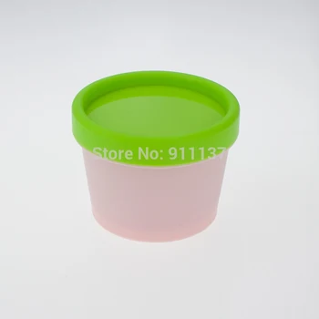 ieftine rotund pp gol mare borcane din material plastic pentru crema , en-gros din plastic îngheț pp cosmetice 100 ml borcan
