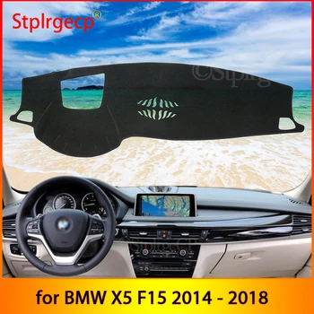 pentru BMW X5 F15 2014 2015 2016 2017 2018 cu HUD Anti-Alunecare Mat tabloul de Bord Pad Acoperire Parasolar Dashmat Accesorii Auto