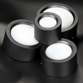 LED Downlight Estompat Spot luminos de Perete Montate pe Suprafață Lampa de 9W 12W 15W 20W Panou Lumina Decor Acasă Cabinet Dulap Iluminat Interior