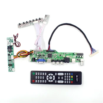 M6V5 TV LCD controler de bord cu TV AV VGA Audio USB compatibil HDMI pentru 12.1 inch lcd panoul de 1280x1024 G170ETN02.1 M170EGE-L20